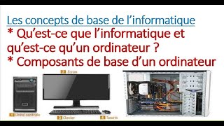 Les concepts de base de l’informatique informatique ordinateur composants de base dun ordinateur [upl. by Burnaby]