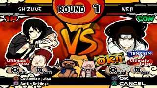 Shizune VS Neji INSANE  Naruto Shippuden Ultimate Ninja 4 [upl. by Oliric592]