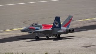 McDonnell Douglas CF18A Hornet JET WORLD MASTERS MEIRINGEN 2013 [upl. by Essinger]