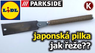 LIDL  PARKSIDE  Japonská pila PJS 250 A1 [upl. by Eillom]