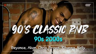 Best of RampB Classics 90s amp 2000s  Old School RampB Music Ever Akon Rihanna Usher Ne Yo Nelly [upl. by Sikata]