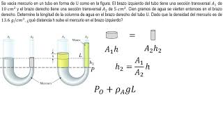 Mecánica de fluidos  Presión  Ejemplo 5 [upl. by Parent]