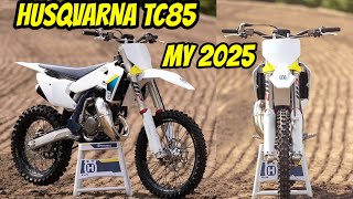 All New 2025 Husqvarna TC85 Detail Looks [upl. by Margaux92]