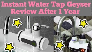 Review of Instant Water Tap Geyser Heater  Instant Electric Water Heater  Home Kitchen Bathroom [upl. by Orabel]