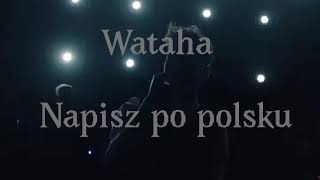 Męskie granie orkiestra  wataha  lyricstekst polish [upl. by Haggerty]