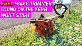 VTECH 99  Stihl FS45 Trimmer Not Starting [upl. by Ahsoet]