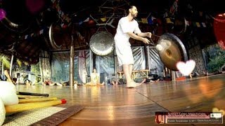 Sunset Gong Meditation quotfull lengthquot  Gong Master Kosma Solarius [upl. by Egreog]