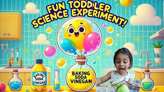 Kids Science Experiments Magic Balloon with Baking Soda amp Vinegar Kids activities for kids [upl. by Arly]