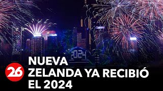 Nueva Zelanda ya recibió el 2024 [upl. by Luckett]