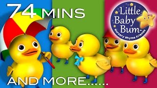 Five Little Ducks  More  Nursery Rhymes for for Babies by LittleBabyBum [upl. by Nannie62]