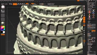 Speed Sculpting ZBrushfr  Tour de Babel [upl. by Loresz]