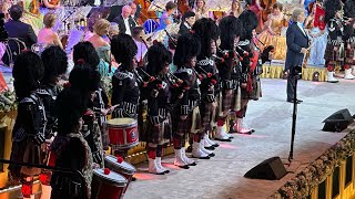 André Rieu Live at Wembley Arena  Reading Scottish Pipes and Drums [upl. by Ahterod747]