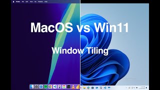 MacOS vs Windows 11 Window Tiling which one does it better [upl. by Mariand486]