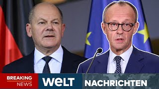 AMPEL GEPLATZT Extremer Druck Gibt Scholz auf Neuwahlen in Deutschland früher möglich WELT LIVE [upl. by Ainnos]