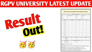 rgpv 1st sem result declare 🥳 check out  rgpv result 2024 update  Engineer Boy EresarBoy [upl. by Ahsennek453]