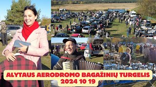 Alytaus aerodromo bagažinių turgelis 2024 10 19 [upl. by Nottap]