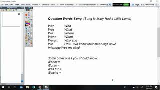 German Interrogatives Song and Meanings [upl. by Sanyu867]