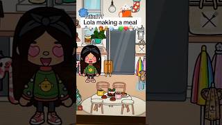 Lola making a meal☕️☃️ tocaboca aesthetic [upl. by Mattox]