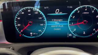 Reset 2021 Mercedes AClass Tire Pressure Monitoring System  MercedesBenz TPMS [upl. by Doralia574]