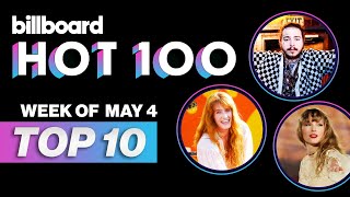 Billboard Hot 100 Top 10 Countdown For May 4th  Billboard News [upl. by Ragse697]