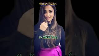 Monali Thakur top 10 Best of Monali Thakur indiansinger bollywoodsinger musicmania986 [upl. by Hebe]