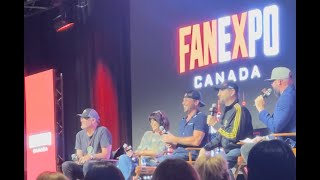 Scream QampA  Matthew Lillard Skeet Ulrich Neve Campbell Jamie Kennedy  FANEXPO Toronto 2023 [upl. by Litsyrk28]