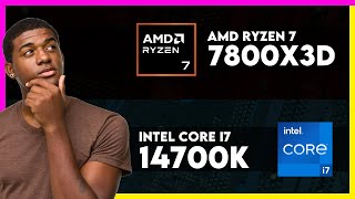 AMD Ryzen 7 7800X3D vs Intel Core i7 14700K Comparison [upl. by Paehpos632]