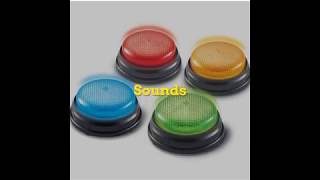 4 Learning Resources Lights and Sounds Buzzers [upl. by Skilken120]