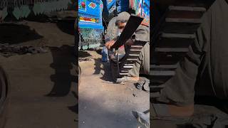 Fitting of leaf springs to trucks youtubeshorts foryou paktruck constructionequipment [upl. by Hgiel]