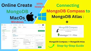 Connecting MongoDB Compass to MongoDB Atlas  StepbyStep Guide [upl. by Iruahs]