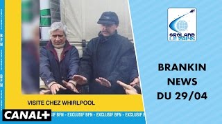 Whirlpool  Macron a voulu saborder la visite de not’président  Groland Le Zapoï du 2904  CANAL [upl. by Strohbehn]