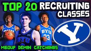 Meet The Recruits  BYU  Top 20 College Basketball Recruiting Class Rankings [upl. by Emirak]