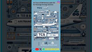 Air FranceKLM Partners with TCS for Passenger amp Cargo Services sharemarket stockmarket youtube [upl. by Nwahsem]