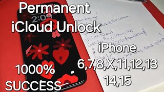 Permanent iCloud activation lock Unlock iPhone 678X1112131415 Any iOS✔️ [upl. by Atilrahc]