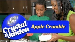 Apple Crumble Recipe with Crystal and Jaiden  Dairy Dairy Powdered Milk [upl. by Noelyn]