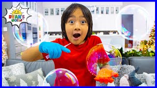 How to make DIY Bubbles that dont pop Easy Science Experiments for kids [upl. by Bak]