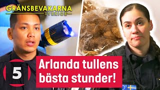 Det bästa av Arlandatullen  Gränsbevakarna Sverige  Kanal 5 [upl. by Oniger]