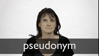 How to pronounce PSEUDONYM in British English [upl. by Inverson]