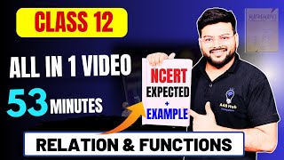 Expected and Repeated Question of Relations amp Functions I Class 12 Maths I NCERT Expected Questions [upl. by Dunc]