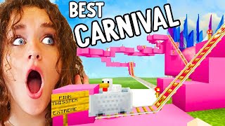 WHO CAN BUILD THE BEST CARNIVAL in Minecraft  Gaming w The Norris Nuts [upl. by Rodolph]