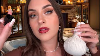 ASMR Deutsch Verwöhnendes Herbst Spa mit Bad Facial amp Massage 🌿 Fall Spa Roleplay Layered Sounds [upl. by Dlarej]