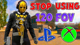 STOP USING 120 FOV ON CONSOLE Best Warzone 2 FOV Settings for Console Players [upl. by Osicnarf169]