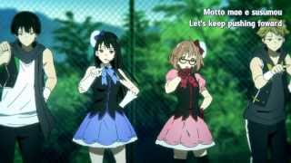 Kyoukai no Kanata Idols song  Yakusoku no kizun eng sub with lyrics HD [upl. by Leaffar]