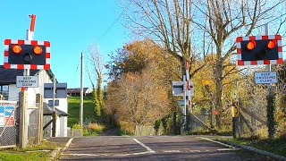 Tisbury West Level Crossing Wiltshire [upl. by Hellah]