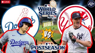 🚨 EN VIVO Serie Mundial 2024  Yankees vs Dodgers  Juego 5  Análisis y Reacciones ⚾🔥 [upl. by Llennahs]