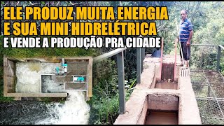 ELE CONSTRUIU UMA HIDRELÃ‰TRICA EM SEU SÃTIO mylenaferreira [upl. by Eiuqram]