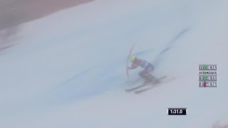 David Chodounsky Adelboden Slalom Run 2  2017 [upl. by Nageet]