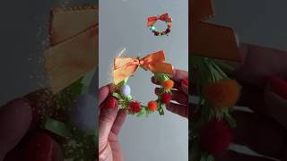 DIY Noël Express  🎄 La couronne de papier en 5 minutes chrono  Tuto bricolage Noël 🎅 [upl. by Revert927]