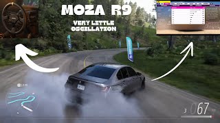 Moza Pithouse\ In Game settings for smooth drifting in fh5 on the Moza r9 [upl. by Yarahs994]