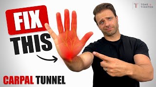 FIX Carpal Tunnel Stretches And Exercises For Carpal Tunnel Symptoms [upl. by Carolan]